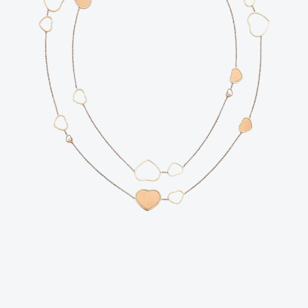 Chopard Happy Hearts Golden Hearts collier