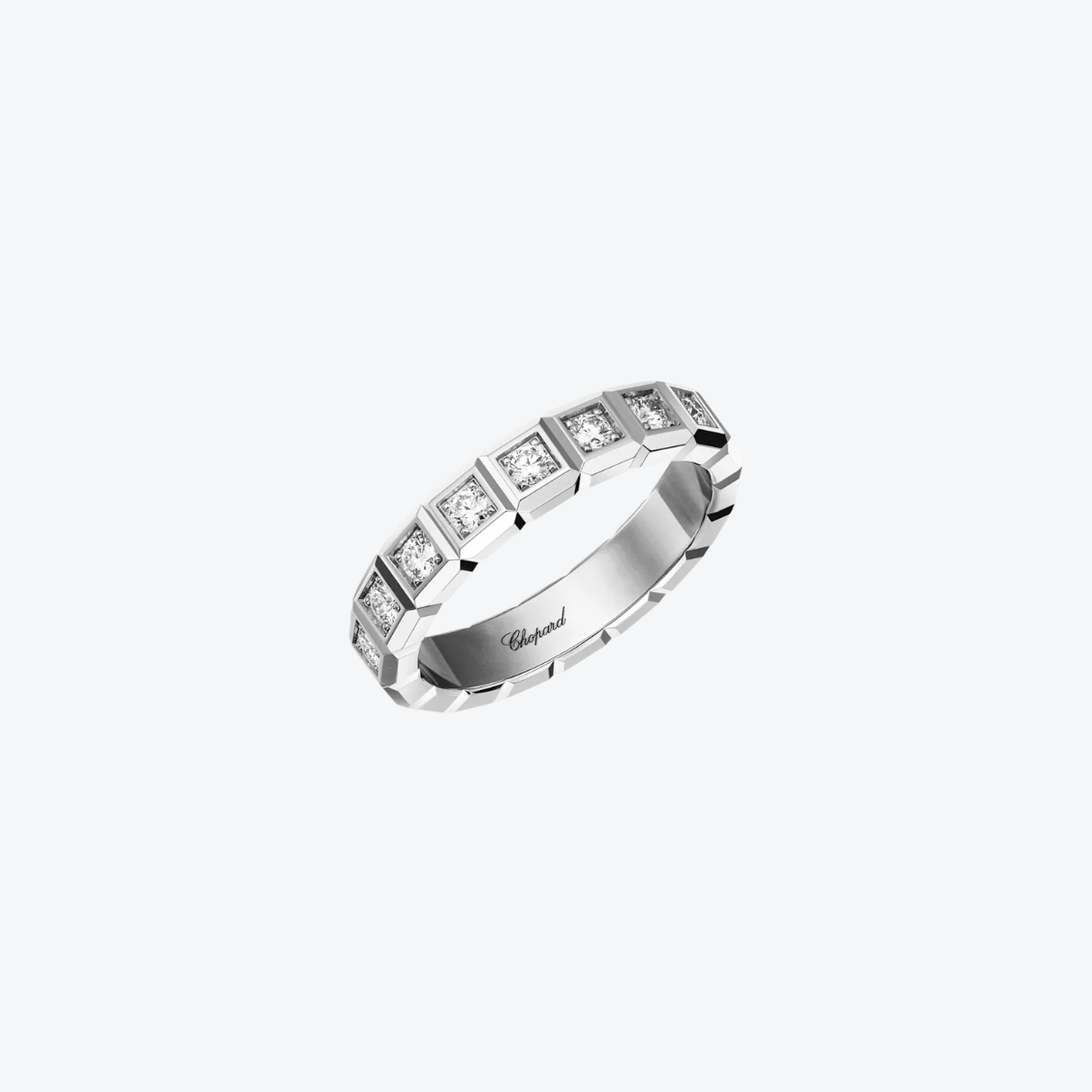 Chopard Ice Cube ring witgoud