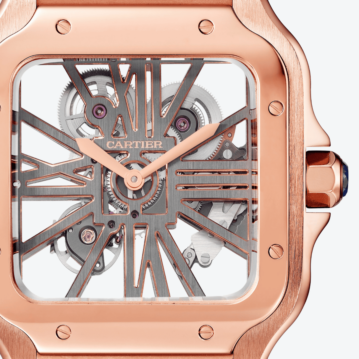 Cartier Santos de Cartier Skeleton Large