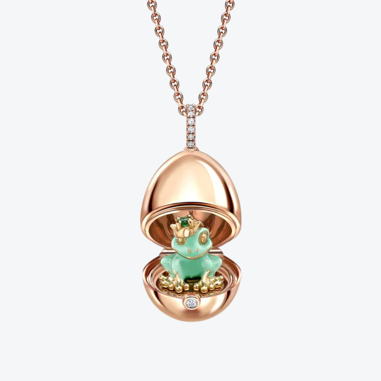 Fabergé Frog Surprise Locket necklace