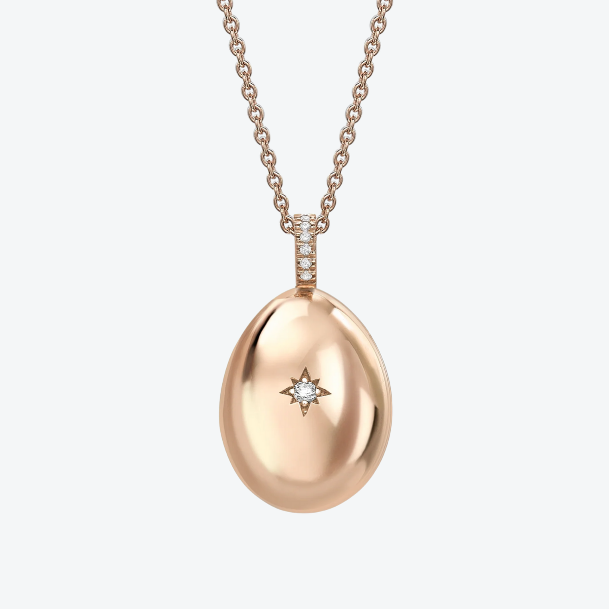 Fabergé Essence I Love You Egg pendant necklace