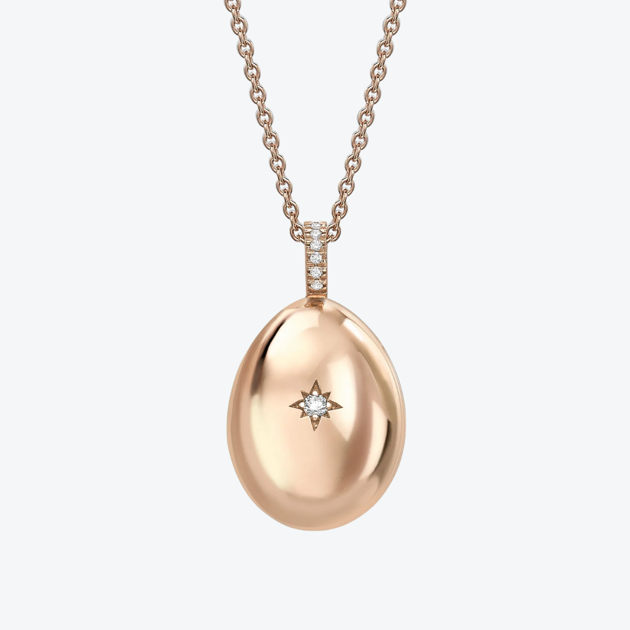 Fabergé Essence I Love You Egg pendant necklace