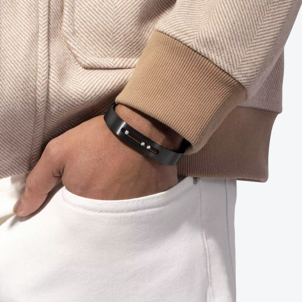 Messika Move Titanium Graphite armband