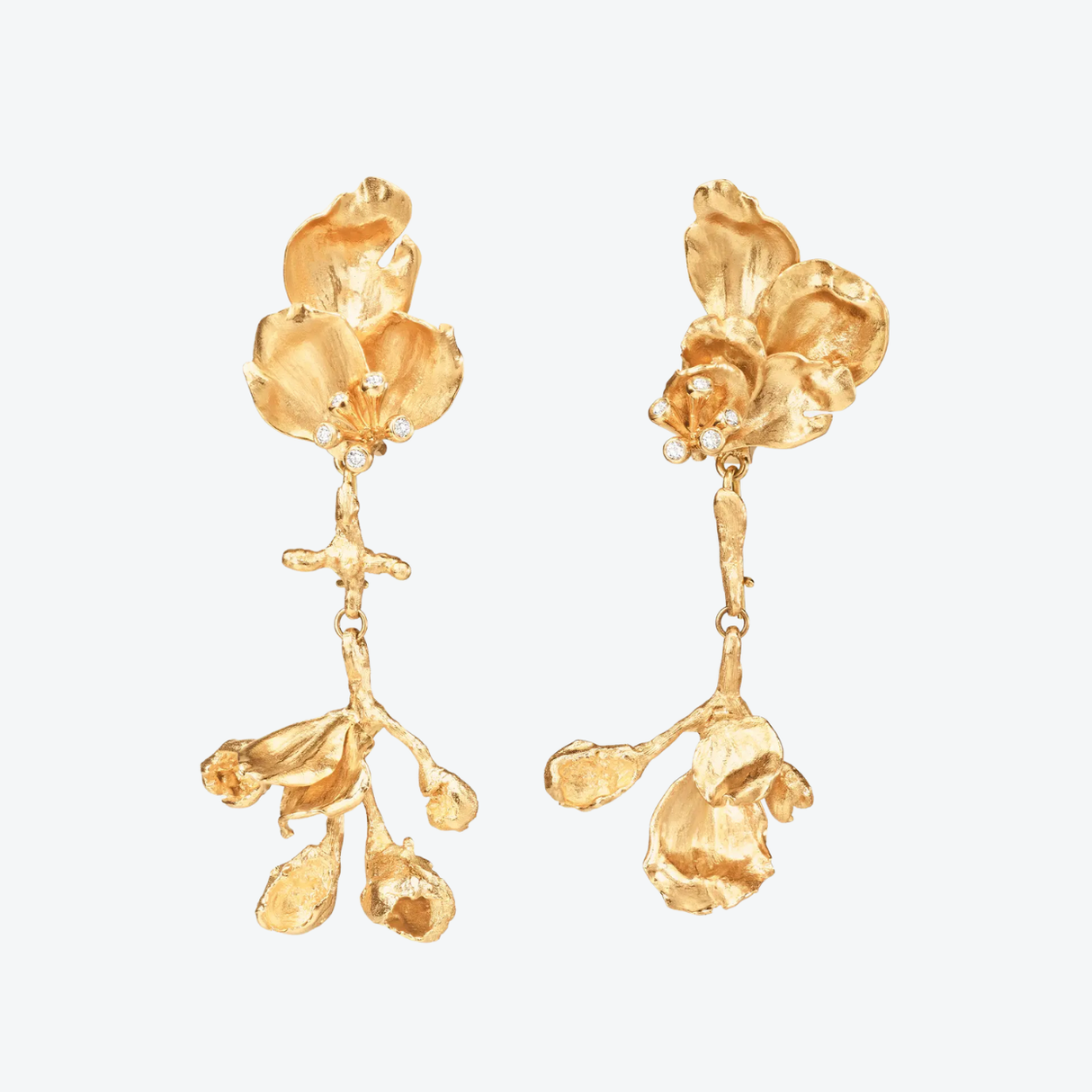 Ole Lynggaard Wild Rose earrings