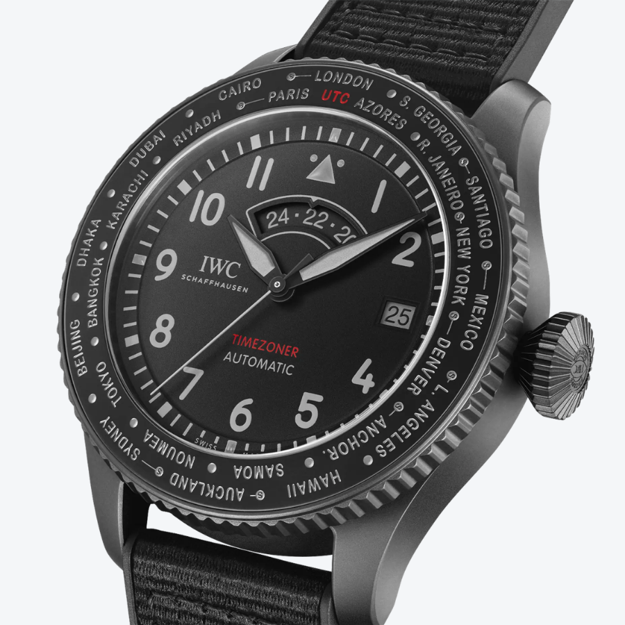 IWC Pilot's Watch Timezoner TOP GUN Ceratanium® 46mm