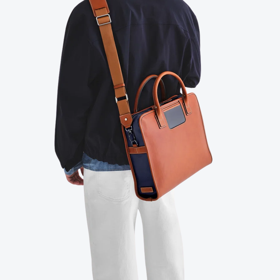 Travelteq The Messenger Cognac/Navy