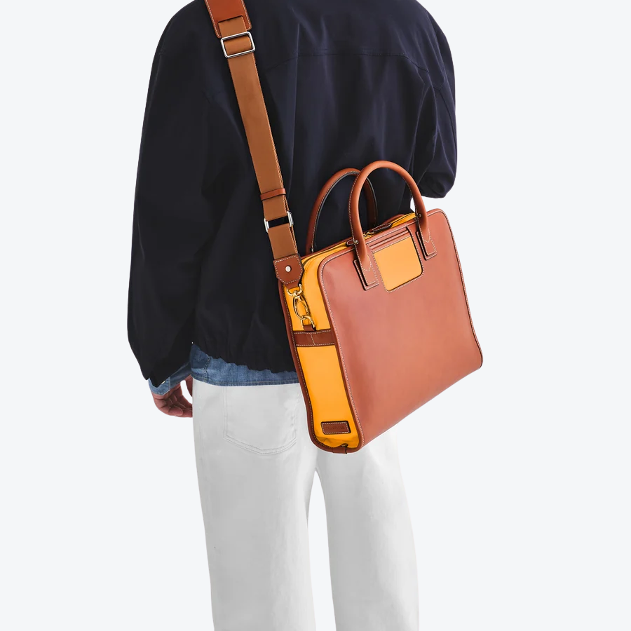 Travelteq The Messenger Cognac/Orange