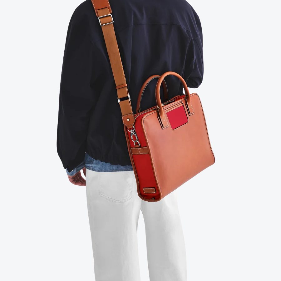 Travelteq The Messenger Cognac/Red