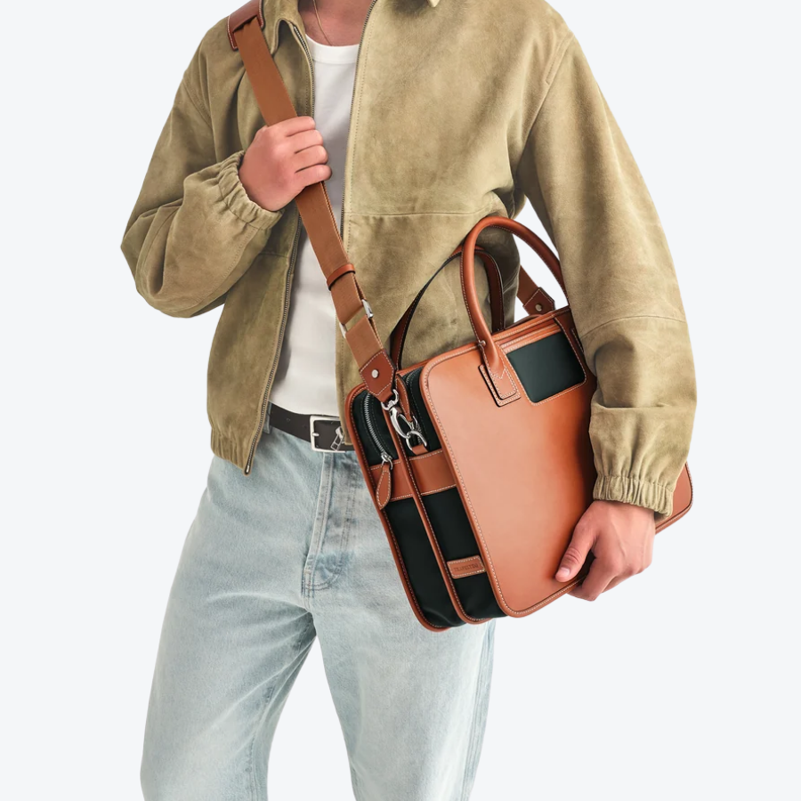 Travelteq The Overnight Cognac/Green