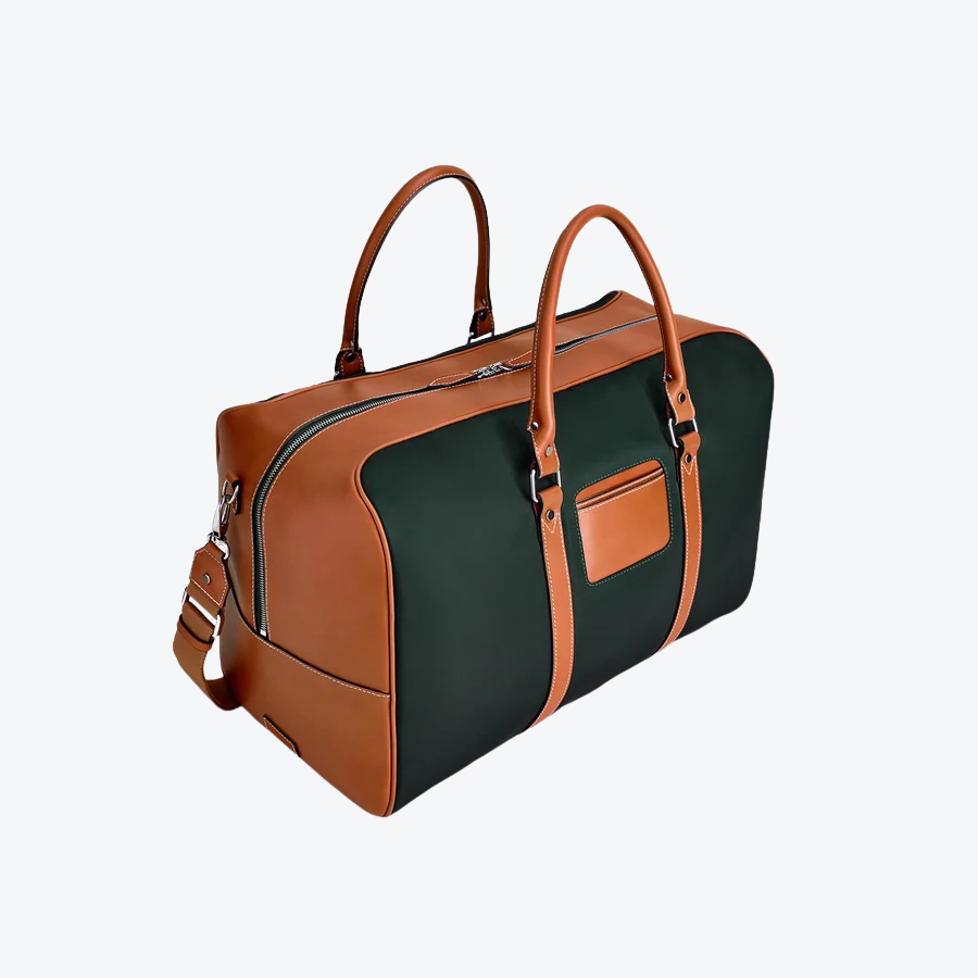 Travelteq The Weekender Green/Cognac