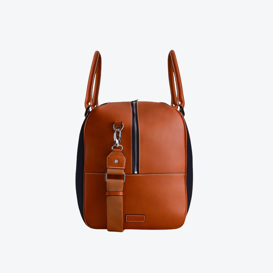 Travelteq The Weekender Navy/Cognac