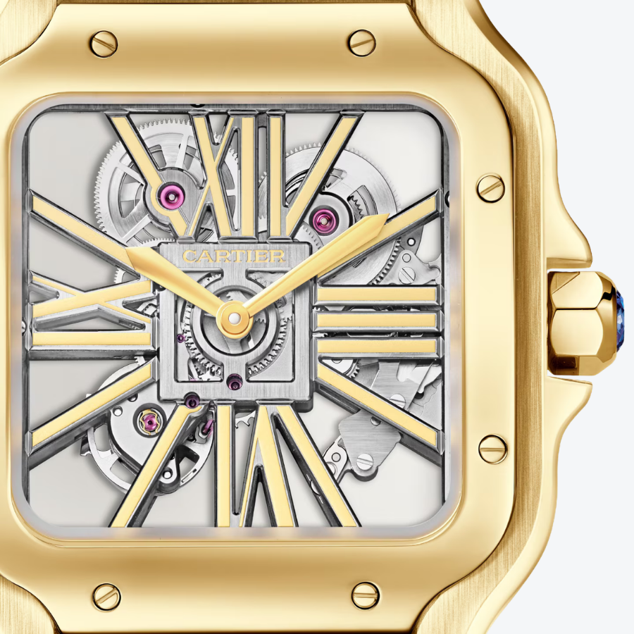 Santos de Cartier Skeleton Large