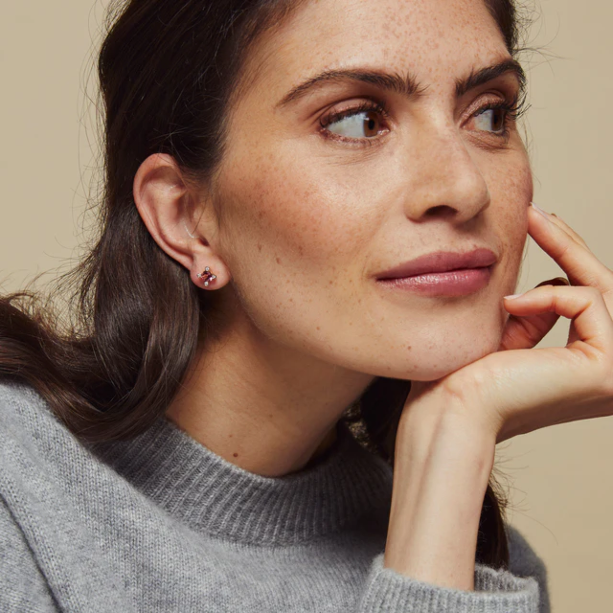 Bron Phlox oorbellen