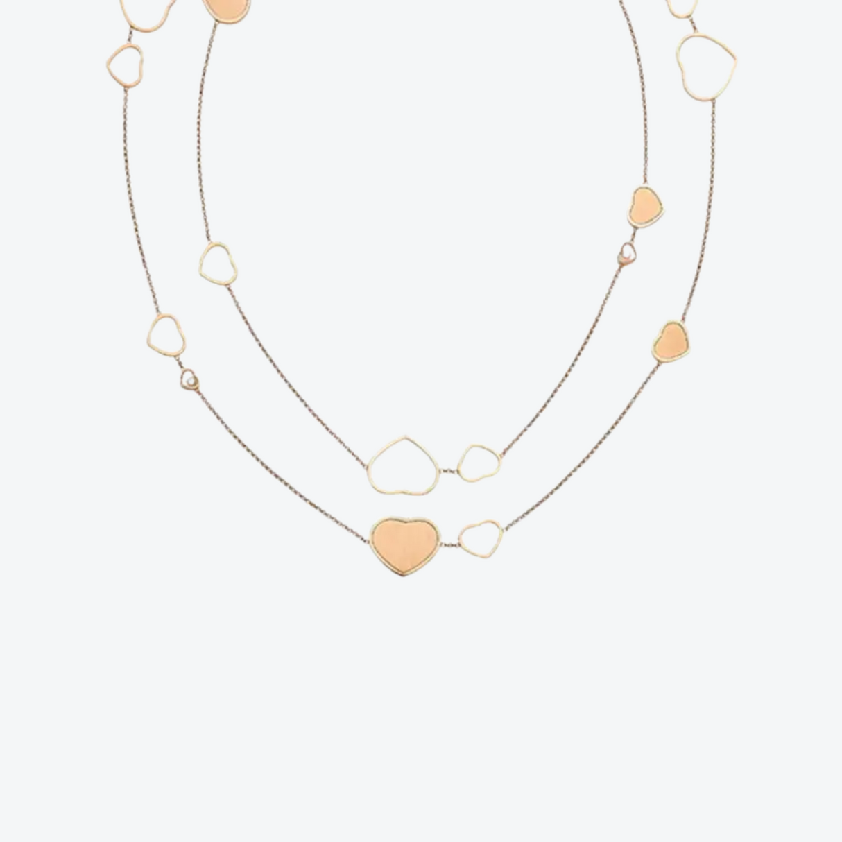 Chopard Happy Hearts Golden Hearts collier