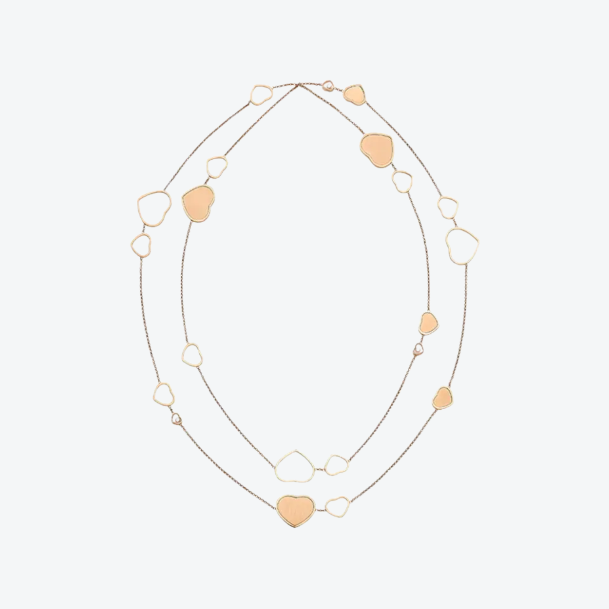 Chopard Happy Hearts Golden Hearts collier