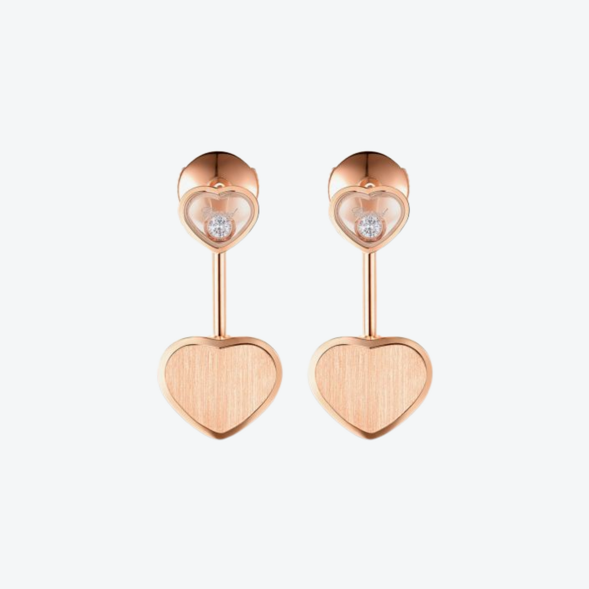 Chopard Happy Hearts Golden Hearts oorbellen
