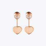 Chopard Happy Hearts Golden Hearts oorbellen