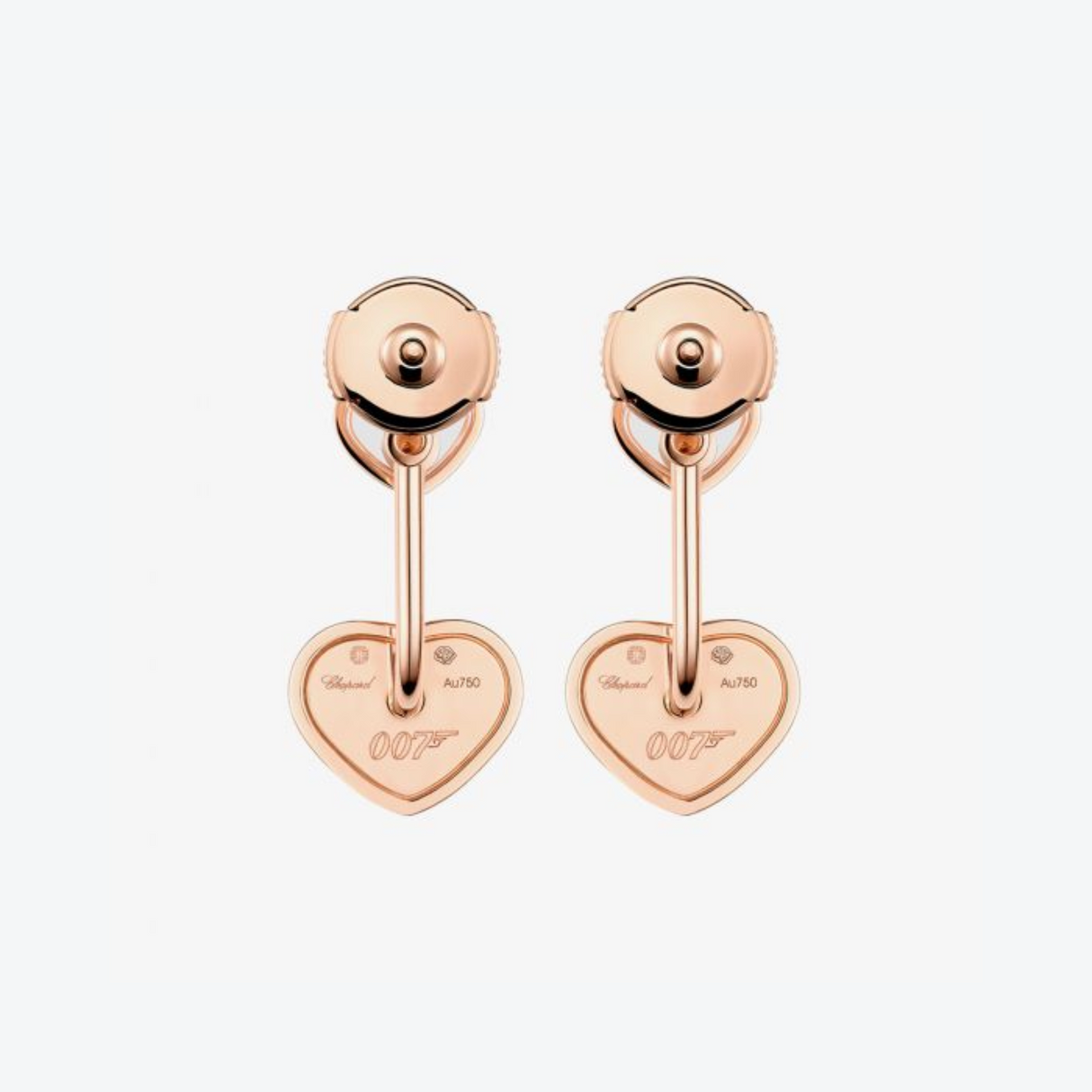 Chopard Happy Hearts Golden Hearts oorbellen