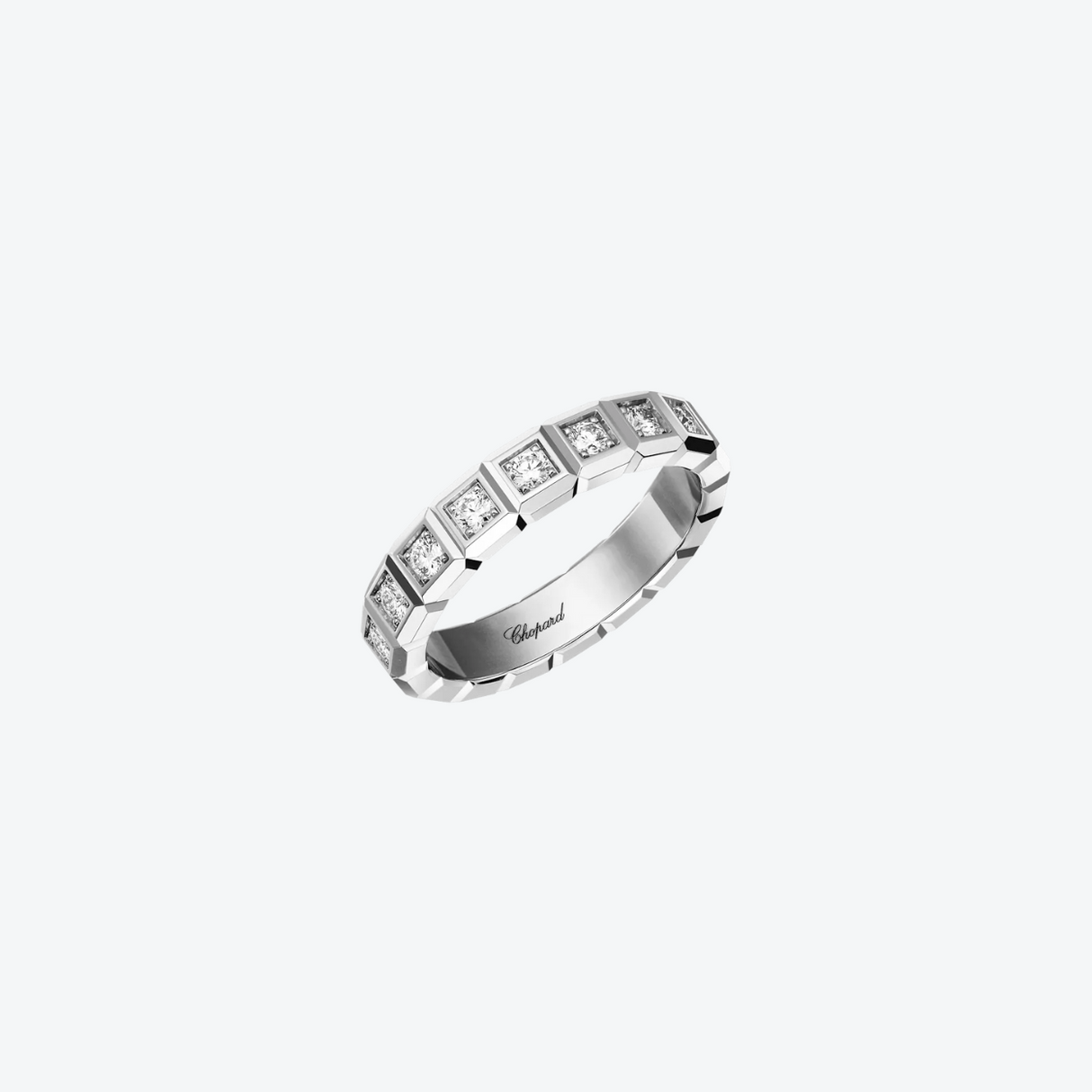 Chopard Ice Cube ring witgoud