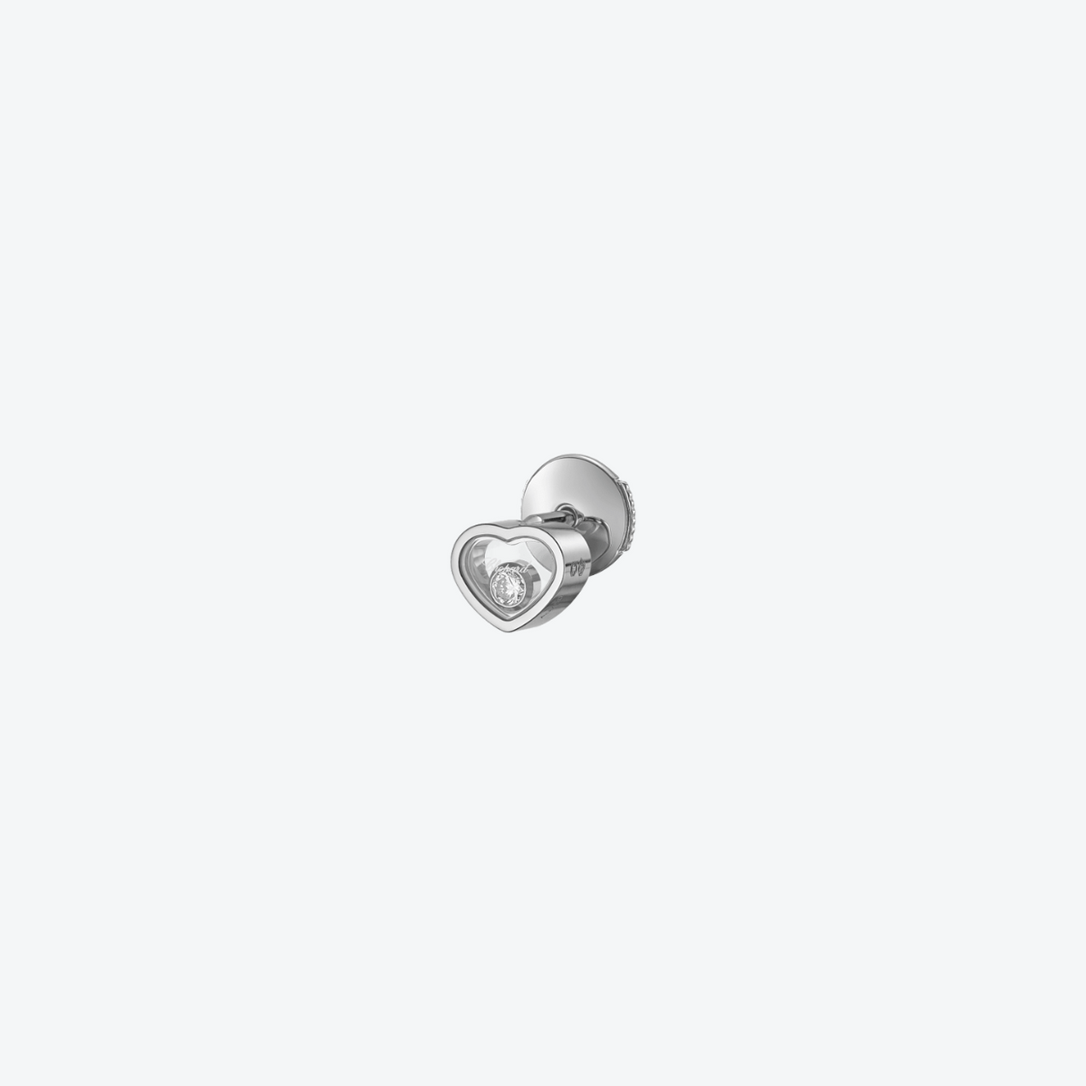 Chopard My Happy Hearts oorknop witgoud