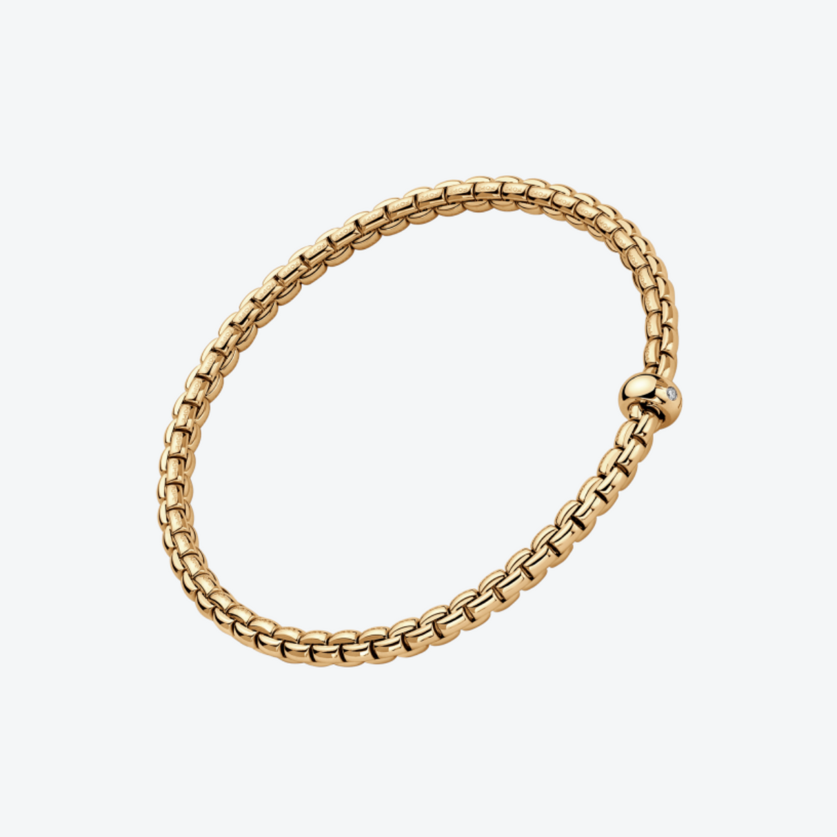 FOPE Eka Flex'it 18-karaats geelgouden armband met diamant
