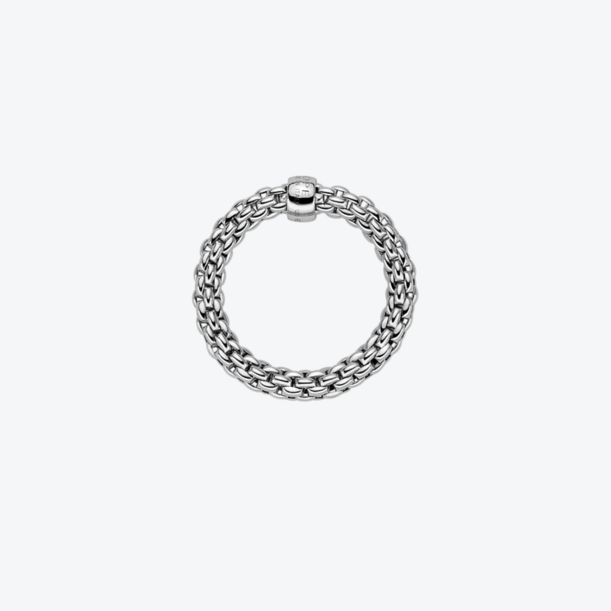 FOPE Essentials Flex'it Ring in 18-karaats Witgoud