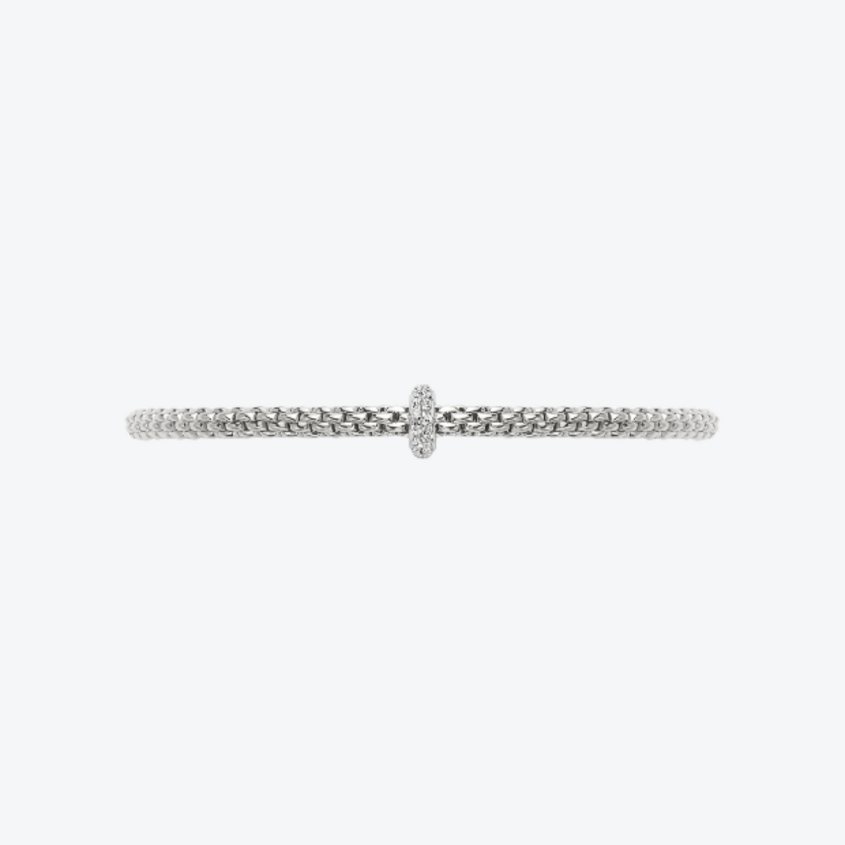 FOPE Prima Flex'it 18-karaats witgouden armband met diamanten
