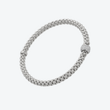 FOPE Solo Flex'it 18-karaats witgouden armband met pavé diamanten