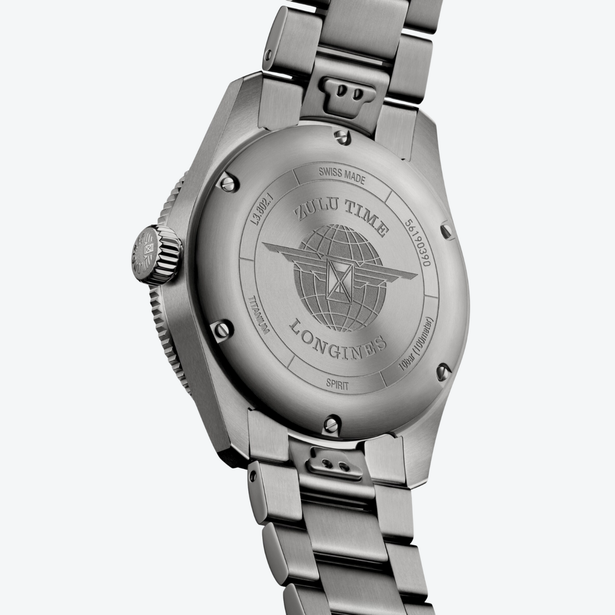 Longines Spirit Zulu Time Titanium 39mm