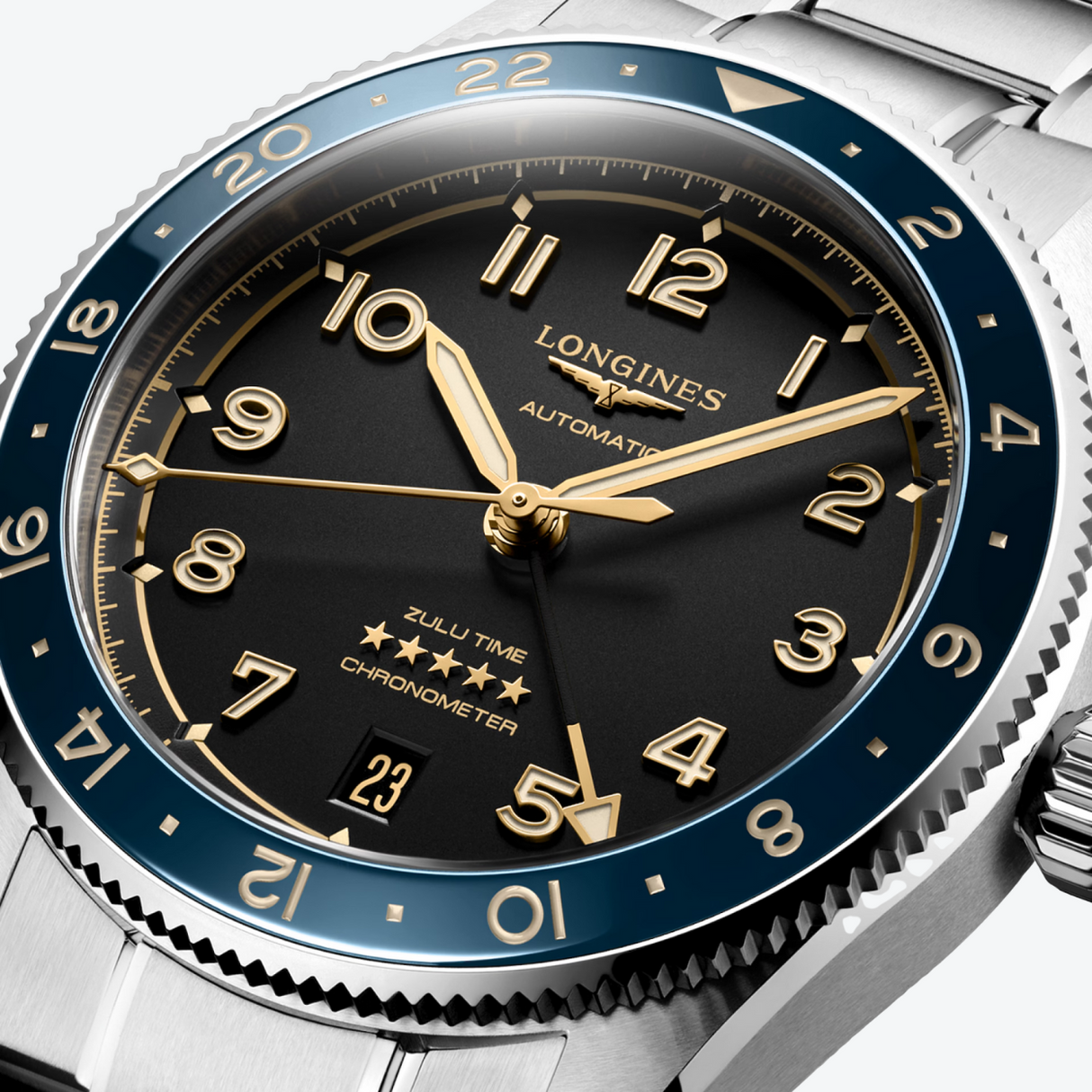 Longines Spirit Zulu Time 39mm