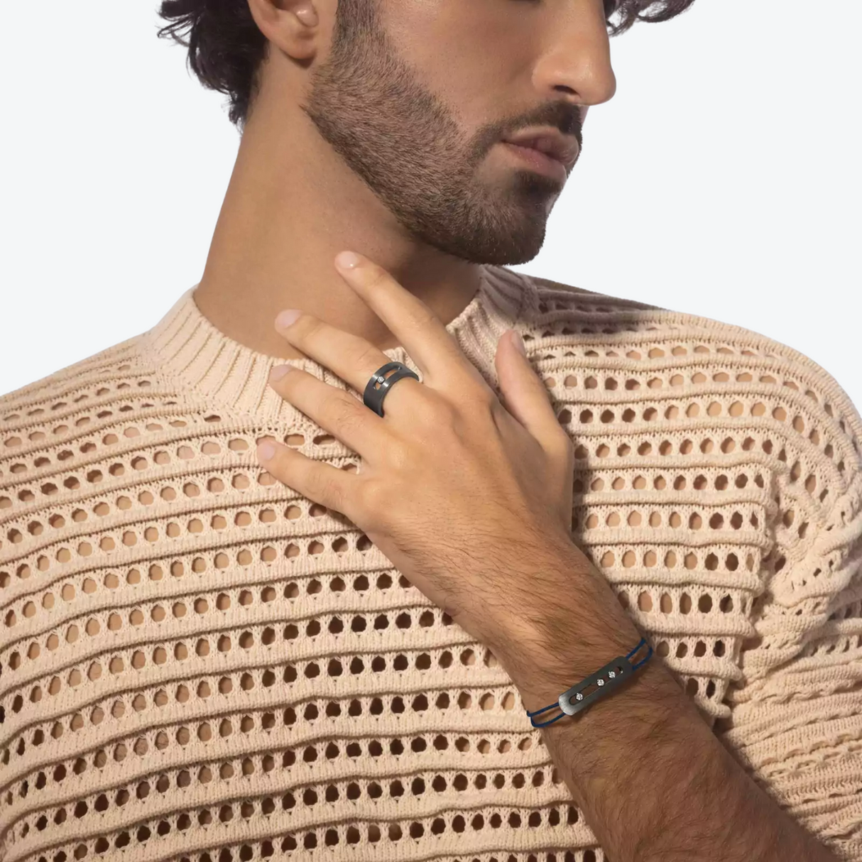 Messika Move Titanium Graphite bracelet