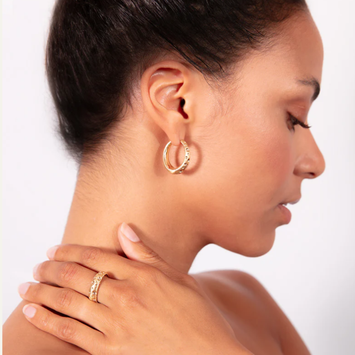 Van Gelder Jodha Bai Spirit scattered tapered ring