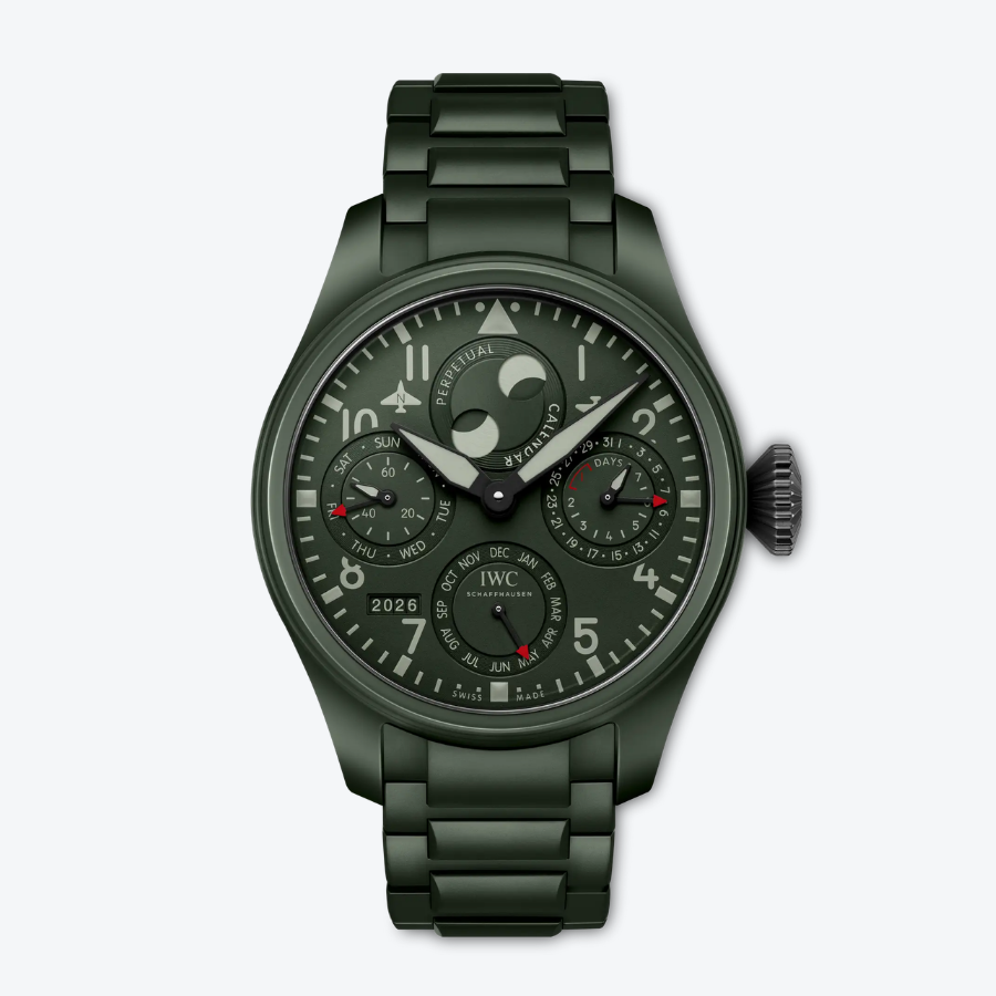 IWC Big Pilot’s Watch Perpetual Calendar TOP GUN Woodland 46mm