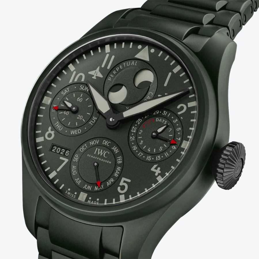 IWC Big Pilot’s Watch Perpetual Calendar TOP GUN Woodland 46mm