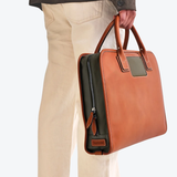 Travelteq The Briefcase Cognac/Green