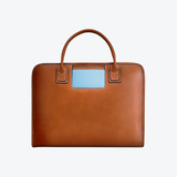 Travelteq The Briefcase Cognac/Light Blue