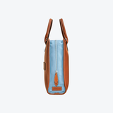 Travelteq The Briefcase Cognac/Light Blue