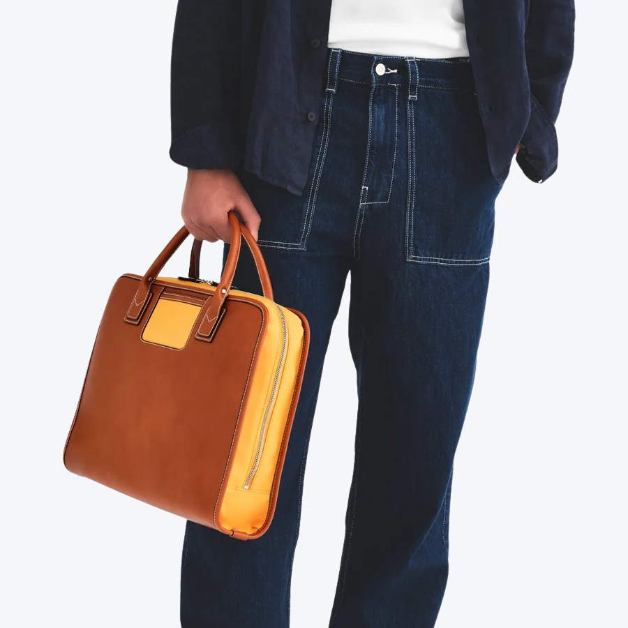 Travelteq The Briefcase Cognac/Orange