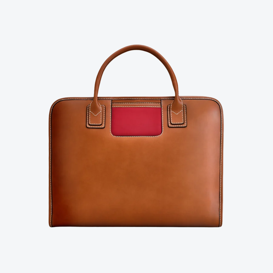 Travelteq The Briefcase Cognac/Red