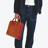 Travelteq The Briefcase Cognac/Red
