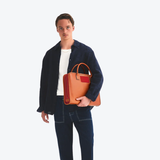 Travelteq The Briefcase Cognac/Red