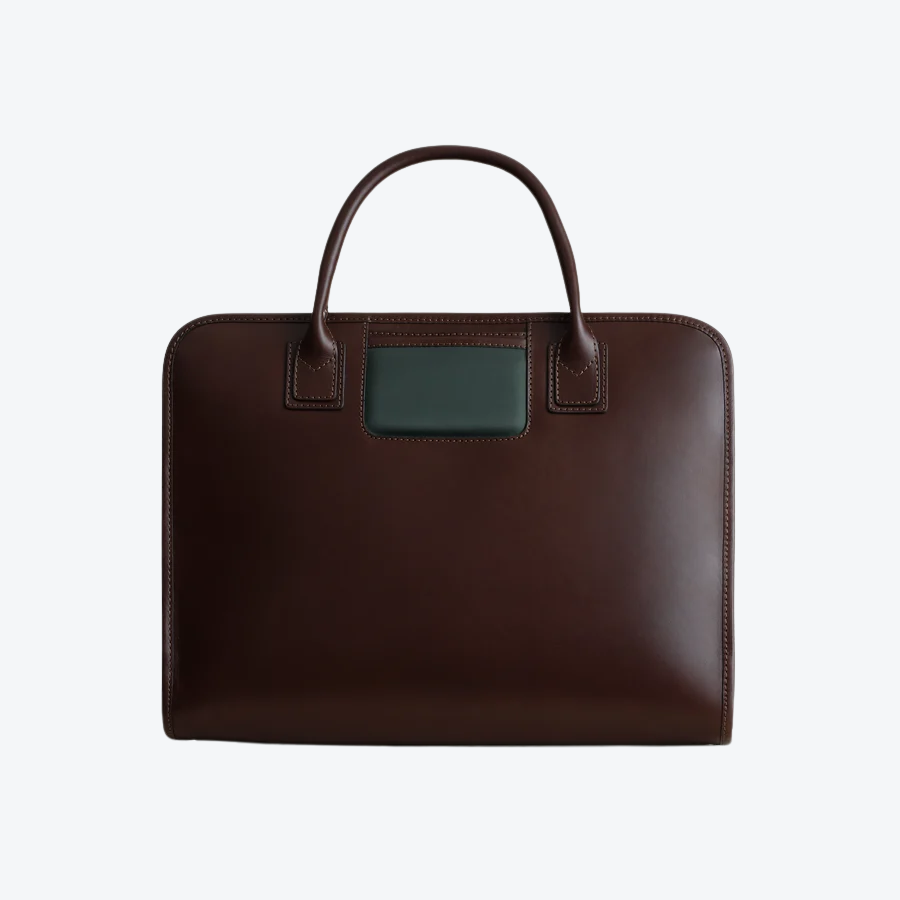 Travelteq The Briefcase Espresso/Green