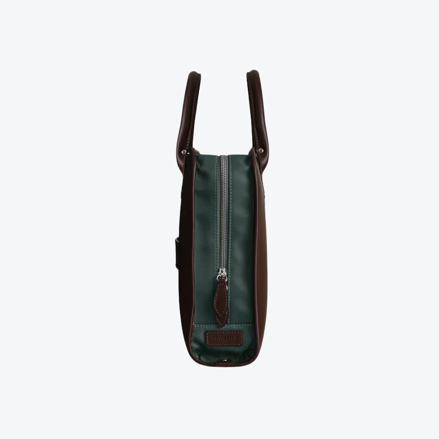 Travelteq The Briefcase Espresso/Green
