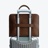 Travelteq The Briefcase Espresso/Green