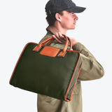 Travelteq The Inside Out Green/Cognac