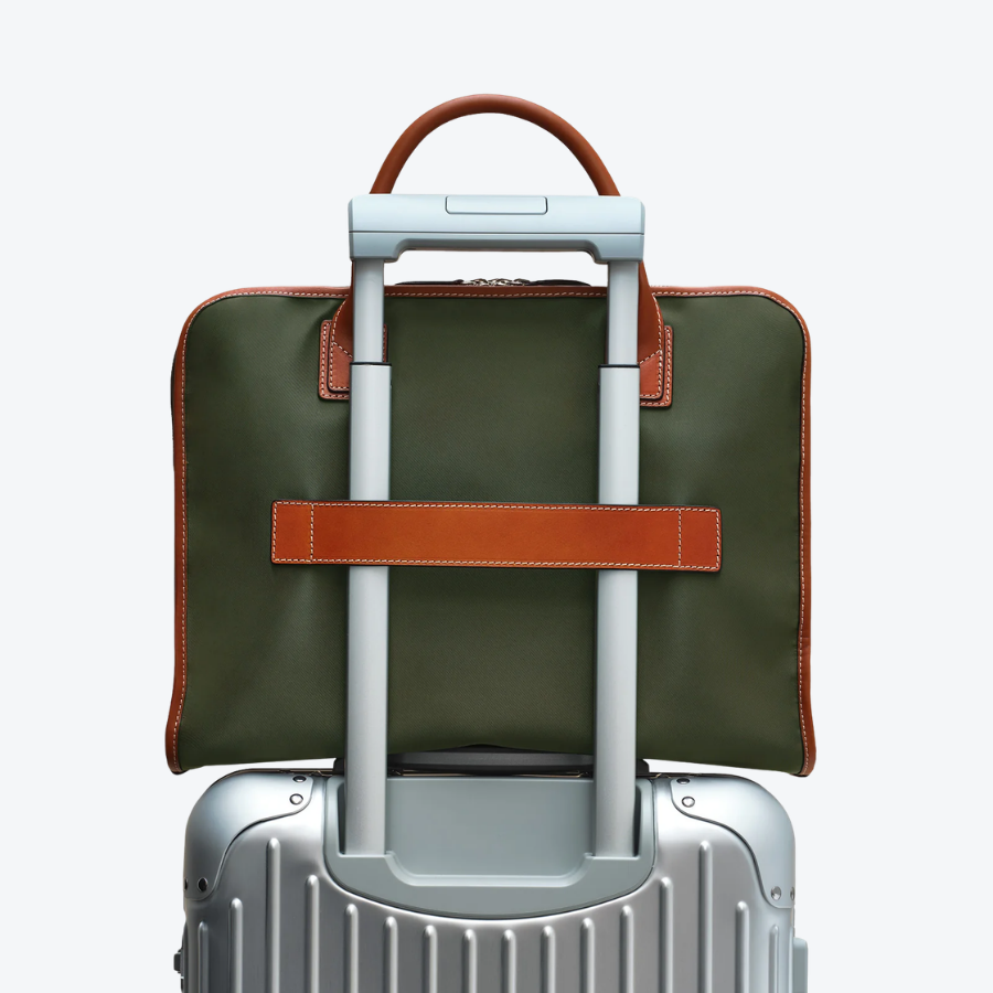 Travelteq The Inside Out Green/Cognac