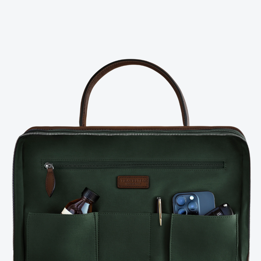 Travelteq The Inside Out Green/Espresso