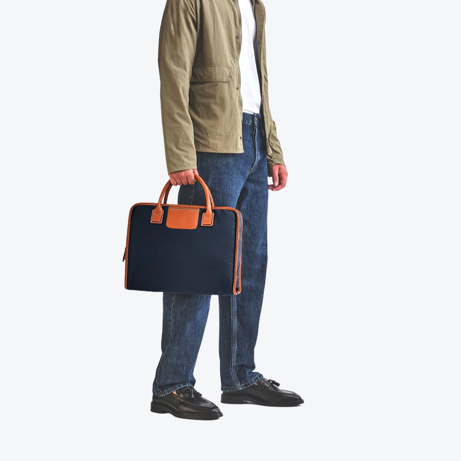 Travelteq The Inside Out Navy/Cognac