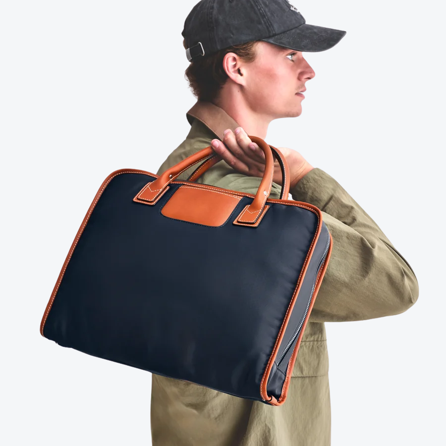 Travelteq The Inside Out Navy/Cognac