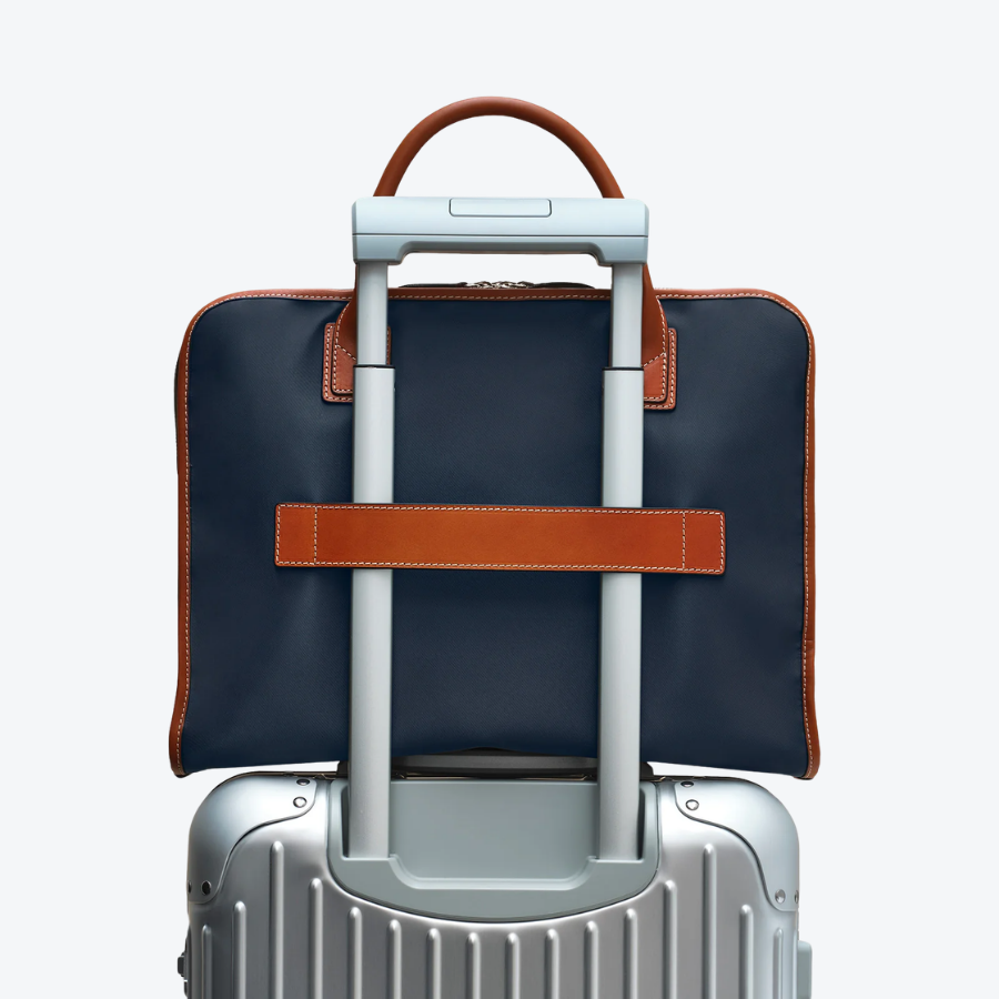 Travelteq The Inside Out Navy/Cognac